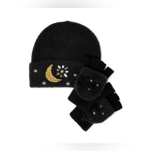 Generic Girl celestial hat and gloves set,2-pieces